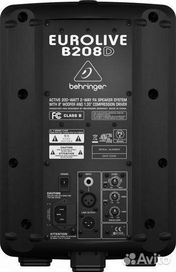 Акустическая система Behringer B208D