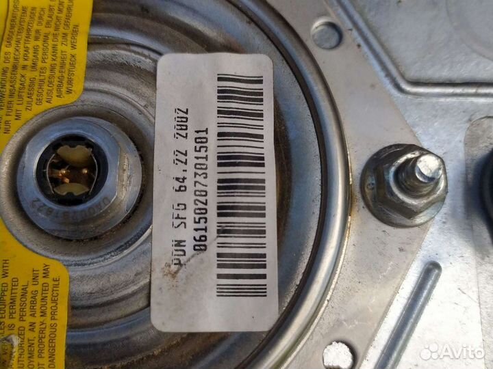 Подушка безопасности в руль. сеатальхамбра