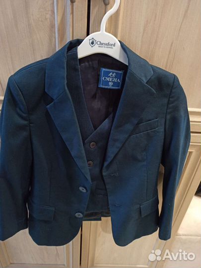 Пиджаки на мальчика 116-122