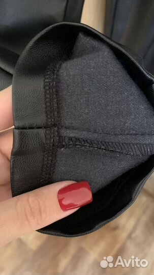 Брюки кожаные