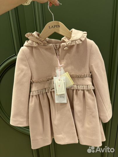 Пальто для девочки из шерсти
