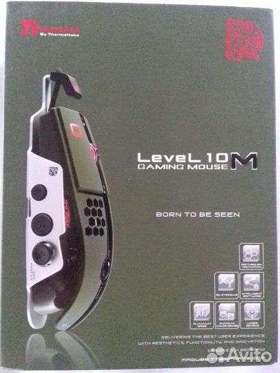 Игровая мышь Thermaltake Tt eSports Level 10M хаки