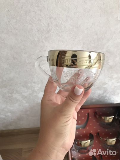 Сервиз чайный стеклянный