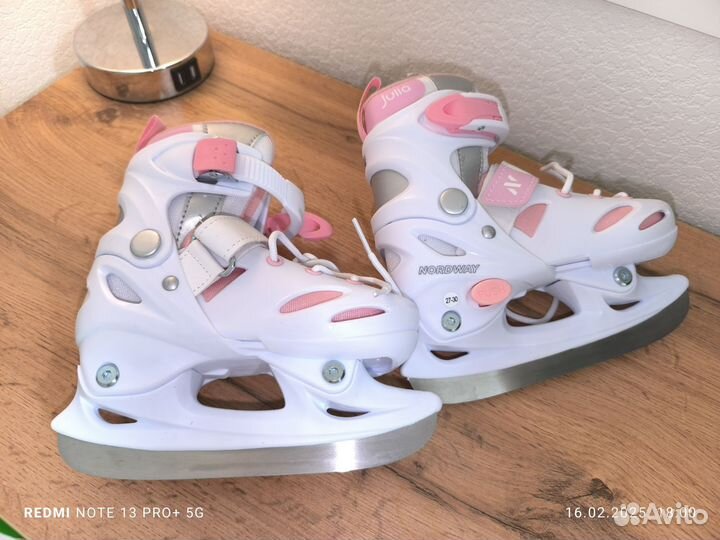 Коньки детские раздвижные 27 30 для девочки