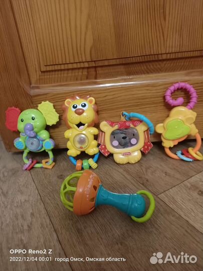 Игрушки, погремушки, подвески, игрушки для ванной