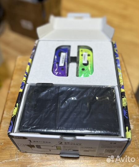 Nintendo switch oled Splatoon (Чип, Новая)