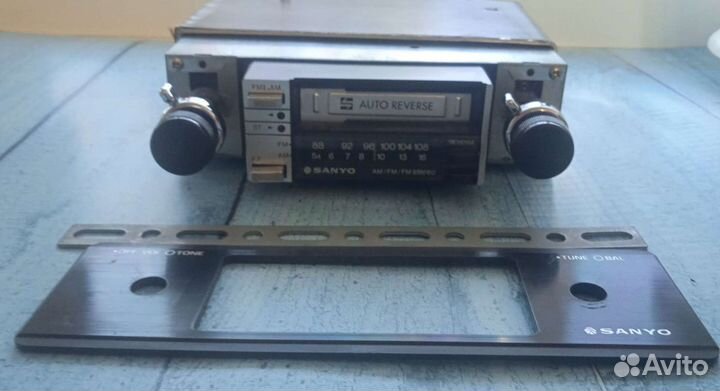 Aудиомагнитола Sanyo FT 222M с колонками 80-е гг