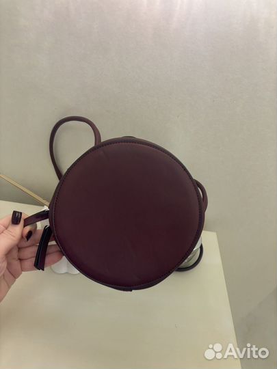 Сумка бордового цвета женская