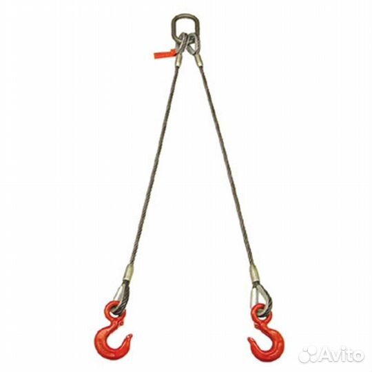 Строп канатный TOR 2ск г/п 1,0 т 3,0 м