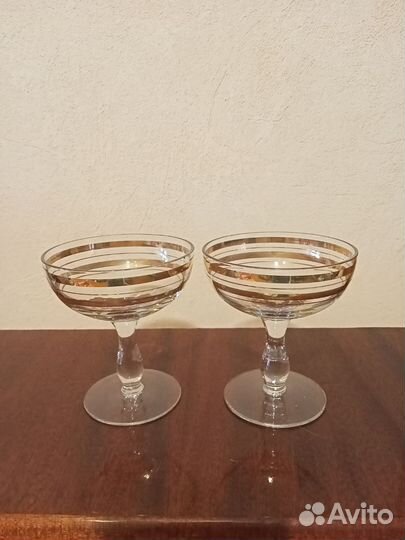 Креманка с позолотой СССР