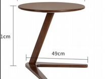 Скандинавский чайный столик из массива дерева