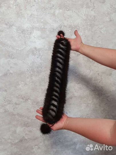 Норковая повязка на голову