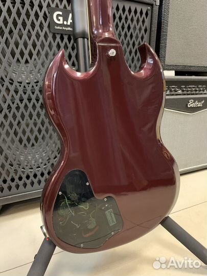 Электрогитара, США Gibson SG Robot Metallic Purple