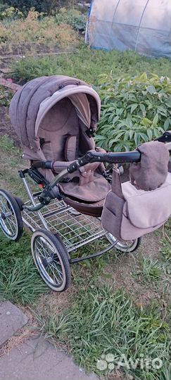 Коляска с двумя блоками