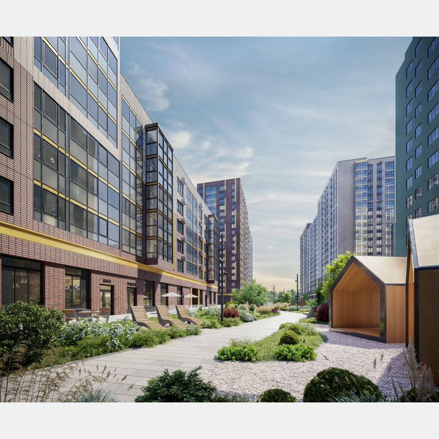 1-к. квартира, 46,8 м², 8/9 эт.