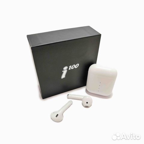 Удобные беспроводные наушники i100 tws 5.0.Маг-н