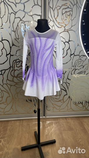 Платье для выступлений фигурное катание 134-142