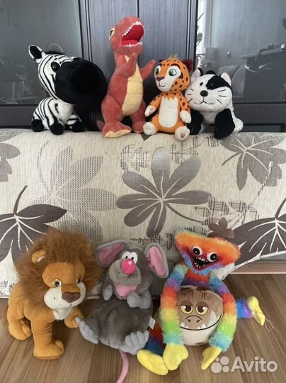 Мягкие игрушки разные