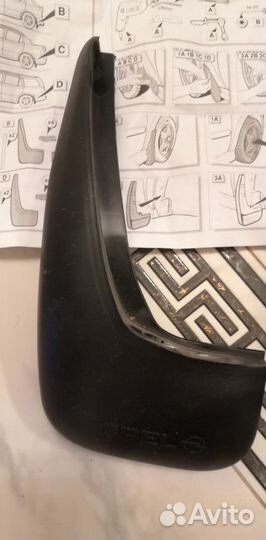 Брызговики Опель Астра хэчбек 2003