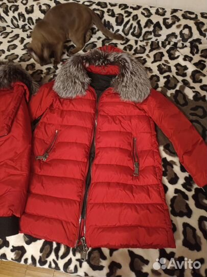 Пуховик зимний женский 44 46 пух перо