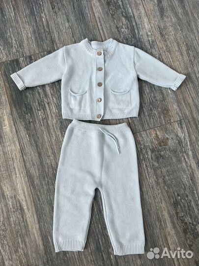 Вязаный костюм детский 74-80