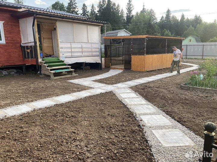 Вспашка, выравнивание, культивация,засев, газон