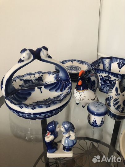 Гжель Сервировка