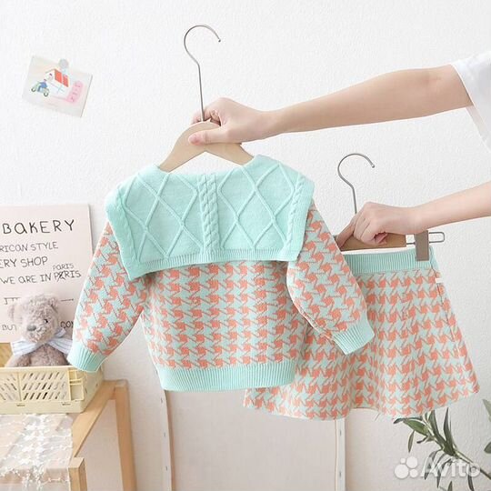 Костюм детский (юбка+жакет)