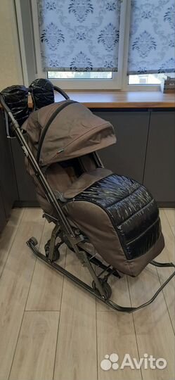 Детские санки коляска Kelkka