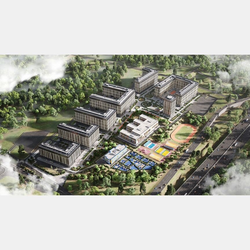 2-к. квартира, 52,4 м², 12/19 эт.