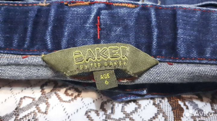 Джинсы д/мальчика 6 лет