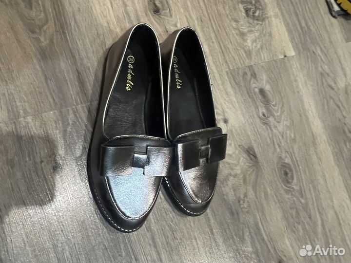 Туфли женские лоферы 39 размер