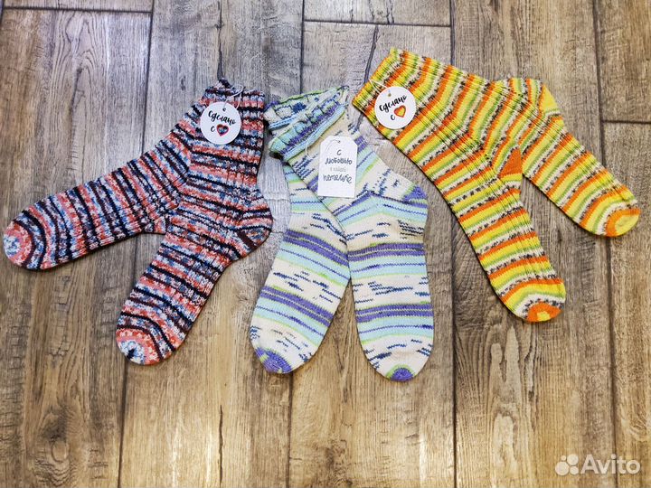 Носочки ручной работы, размер 37-39