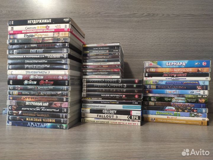 DVD Фильмы, игры, мультики всё лецензионные