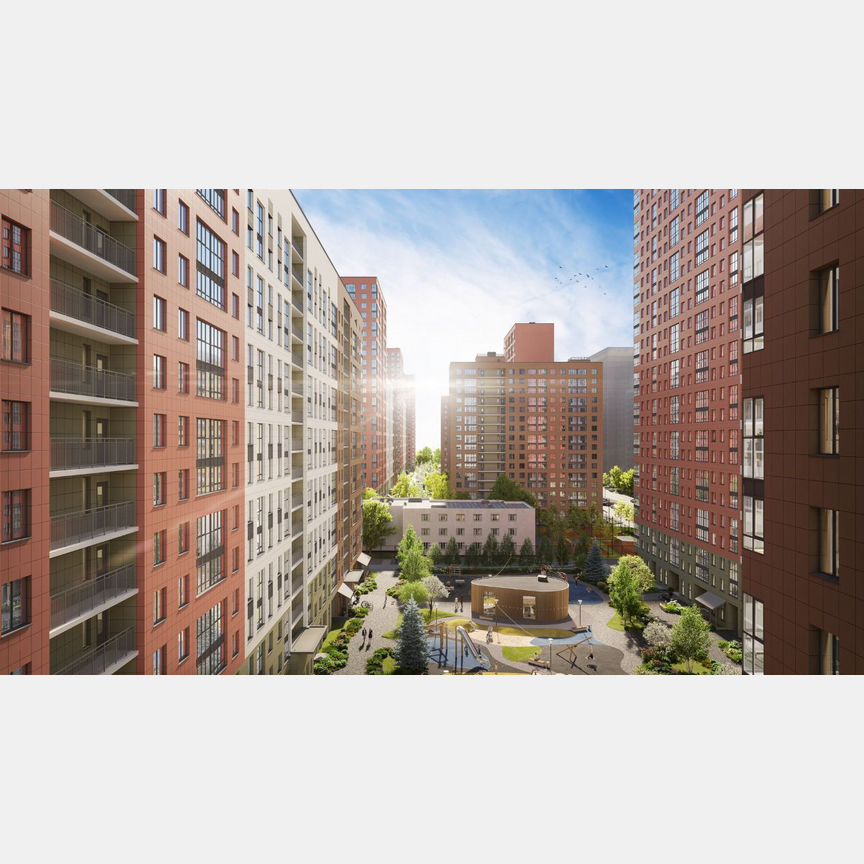 2-к. квартира, 63,9 м², 17/25 эт.