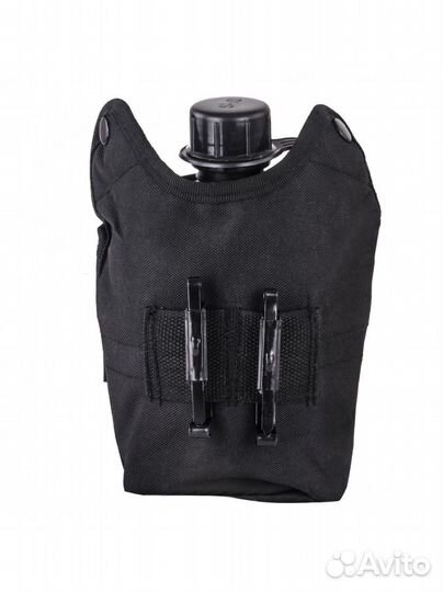 Армейская фляга с алюминиевым котелком