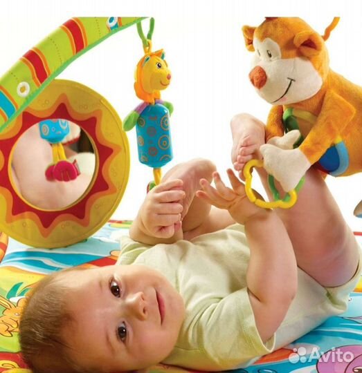 Детский развивающий коврик Остров поющей обезьянки