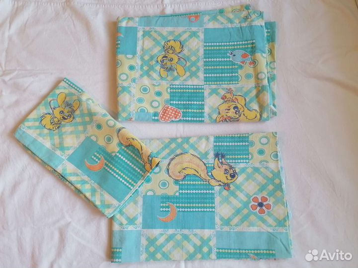 Детское постельное белье б/у