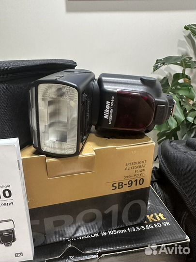 Зеркальный фотоаппарат nikon d7000+вспышка SB-910