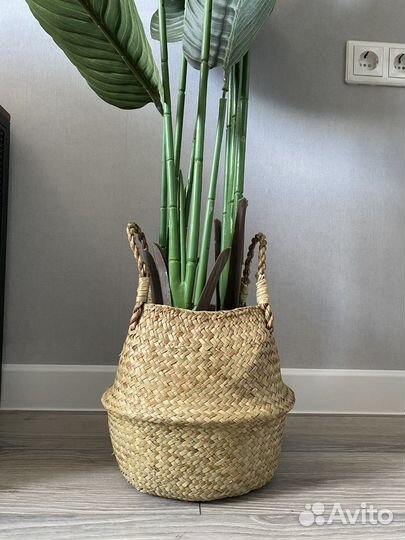 Корзина плетеная как IKEA