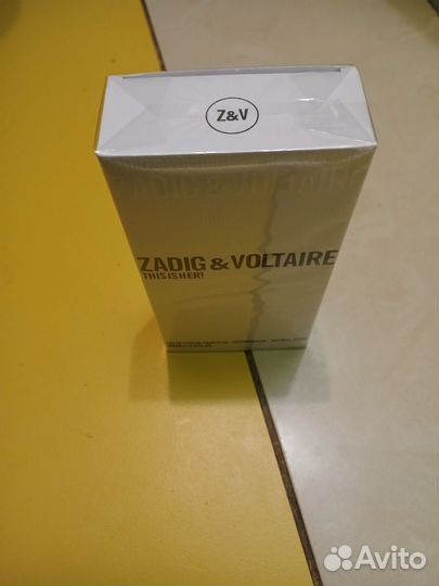 Zadig voltaire духи this is her, 100 мл