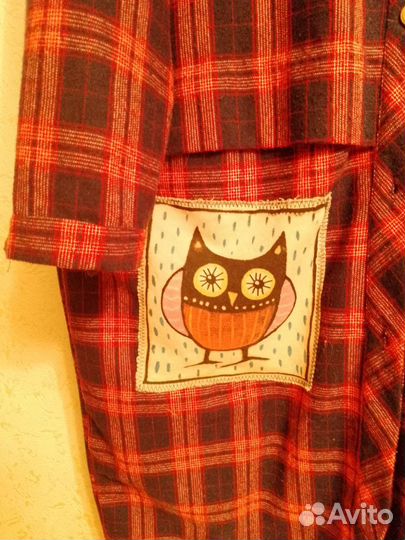 Теплая рубашка