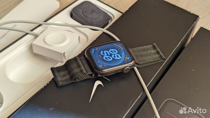 Часы apple watch 5 44 mm nike