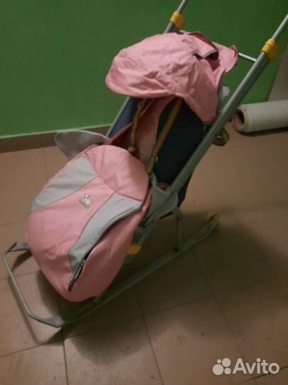 Коляска санки