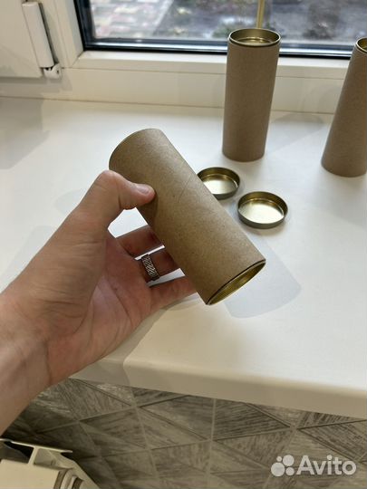 Картонные тубусы и крышки