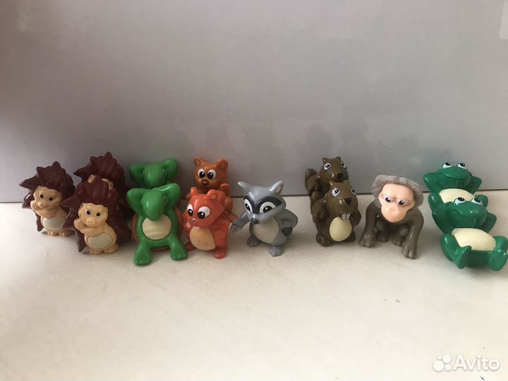 Разные игрушки из киндера