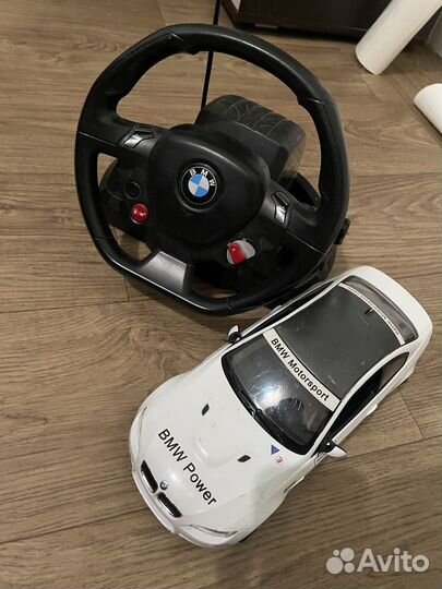Игровой руль с машинкой