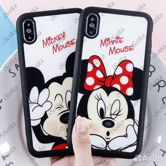 Чехол силикон для Apple iPhone Xs Max Mickey