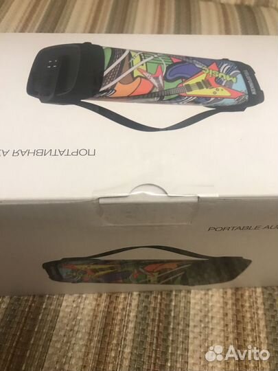 Портативная аудиосистема колонка usb bluetooth Fm