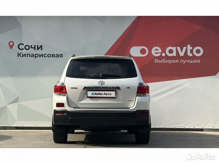 Toyota Highlander 3.5 AT, 2012, 202 000 км